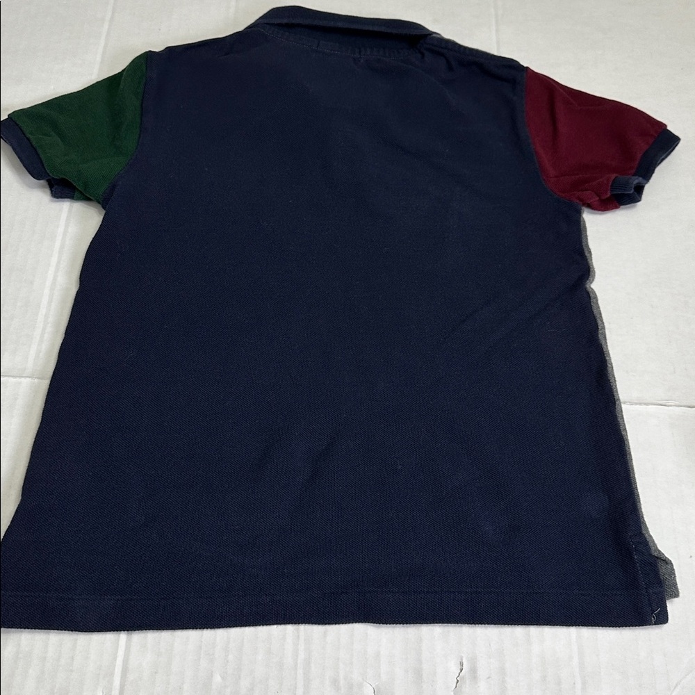 Polo Ralph Lauren Youth Boys 7 Color Block Short Sleeve Shirt Cotton - Picture 2 of 9